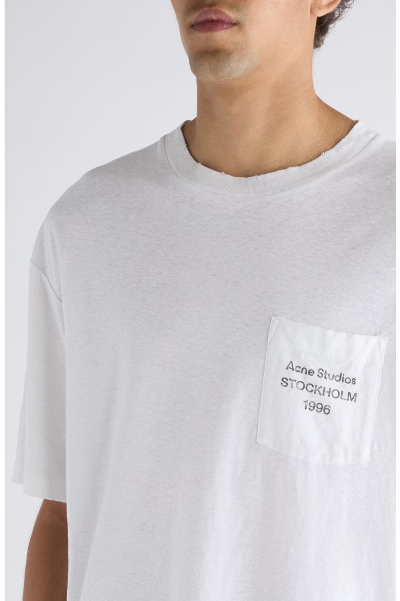 Exford Logo Pocket T-Shirt, Alternate, color, OFF WHITE