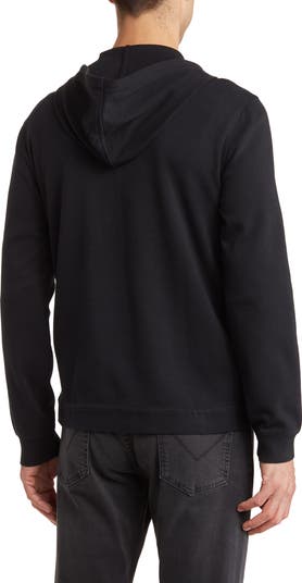 John Varvatos Cotton Double Knit Zip Hoodie | Nordstromrack