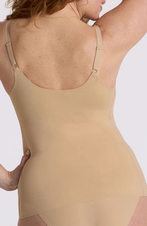 Evelyn & Bobbie Structured Scoop Shaper Camisole In Neutral