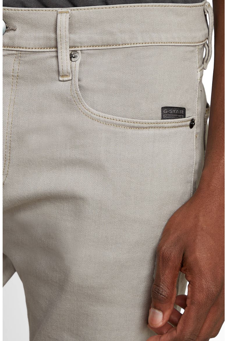 3301 Slim Fit Denim Shorts, Alternate, color, FLINT GREY GD
