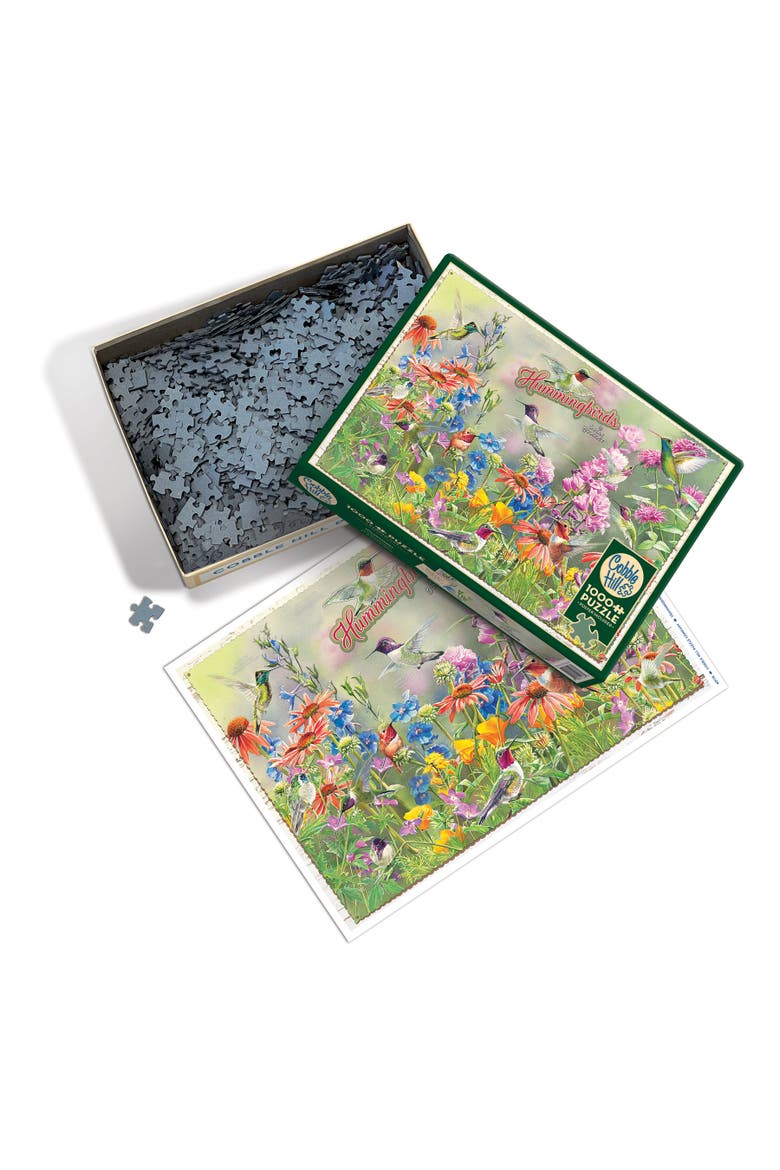Hummingbirds 1000 Piece Puzzle, Alternate, color, Multicolored