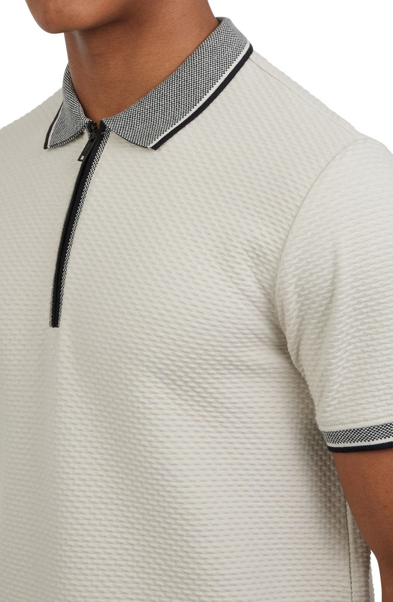 DKNY SPORTSWEAR Tremont Quarter Zip Polo, Alternate, color, Pebble