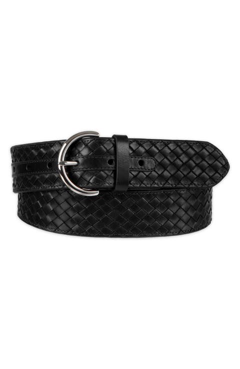 Woven Leather Belt