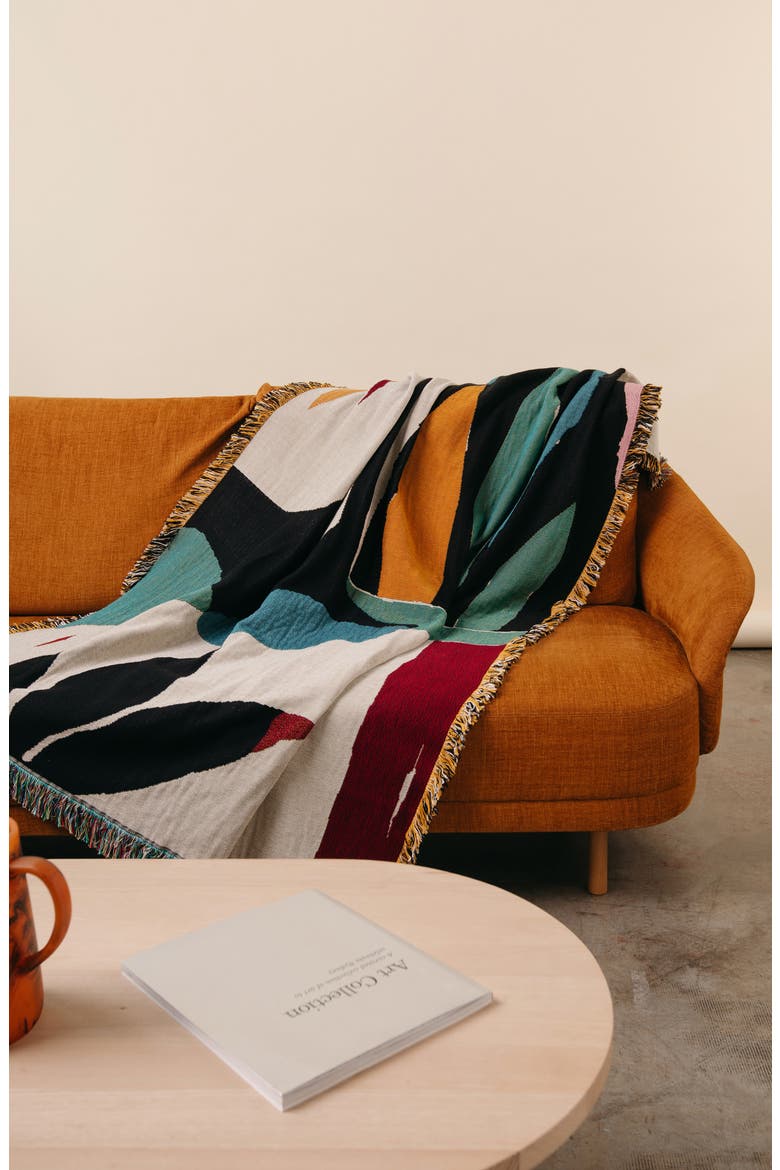 Woven Throw Blanket, Alternate, color, MULTI