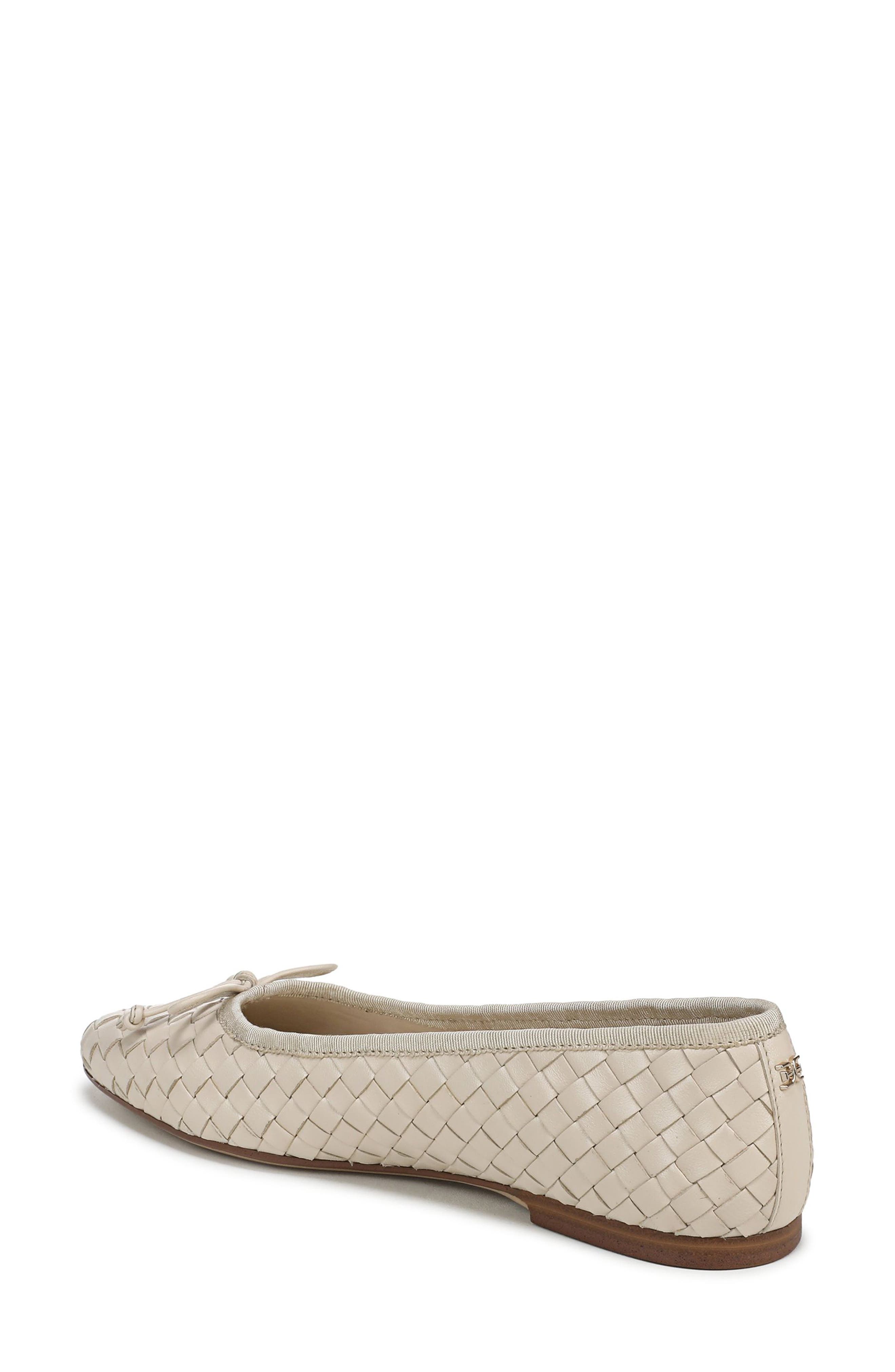 Ruthie Woven Ballet Flat, Alternate, color, MODERN IVORY