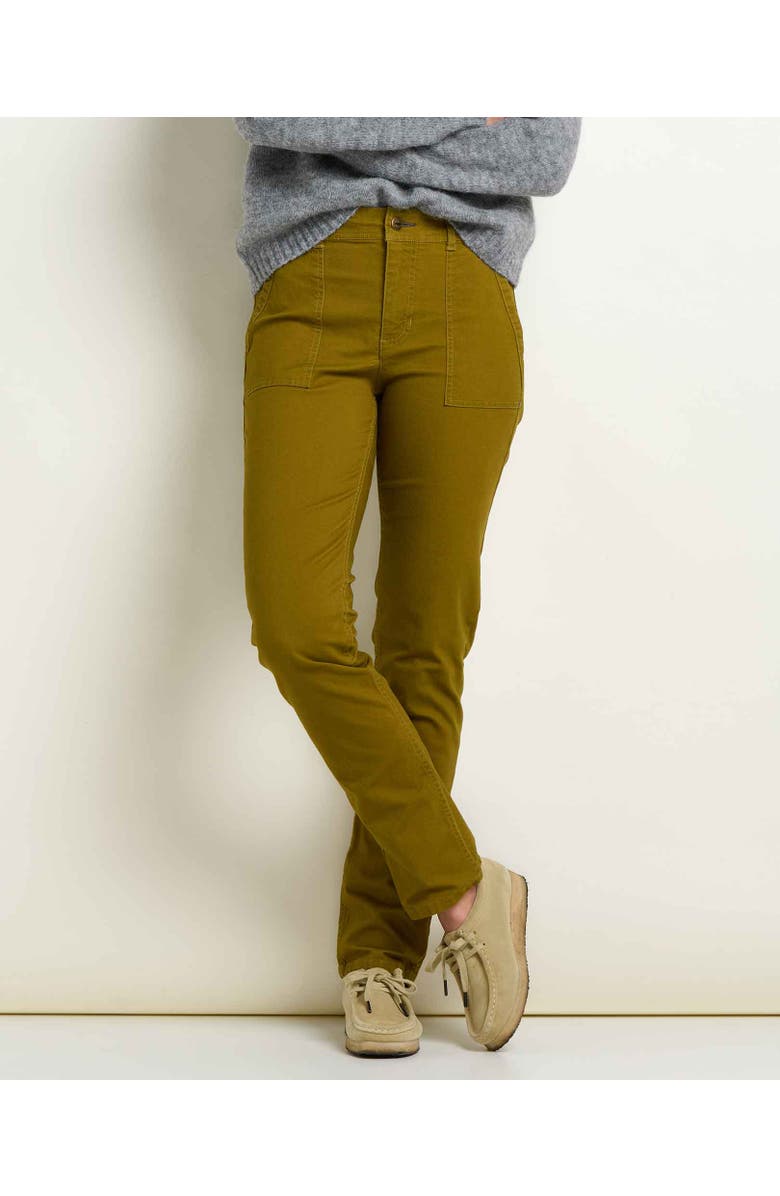 Toad & Co Earthworks Slim Pant, Main, color, Coyote