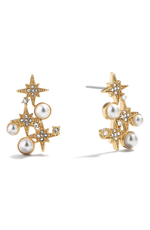 Nora Faux Pearl Drop Earrings