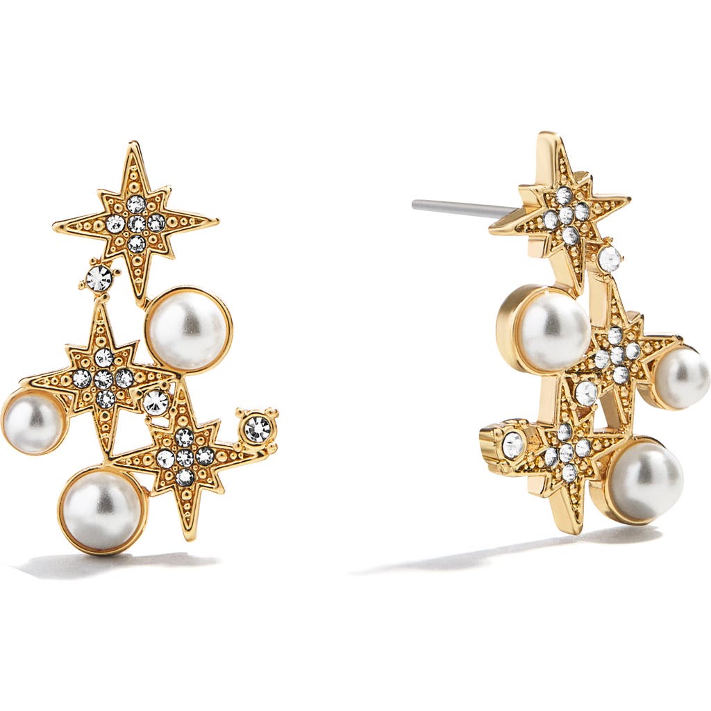 Baublebar Nora Faux Pearl Drop Earrings In Gold