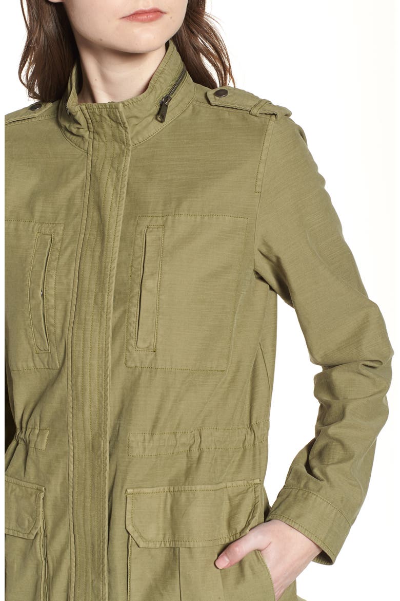 Levi's® Cotton 4-Pocket Jacket, Alternate, color, ARMY GREEN