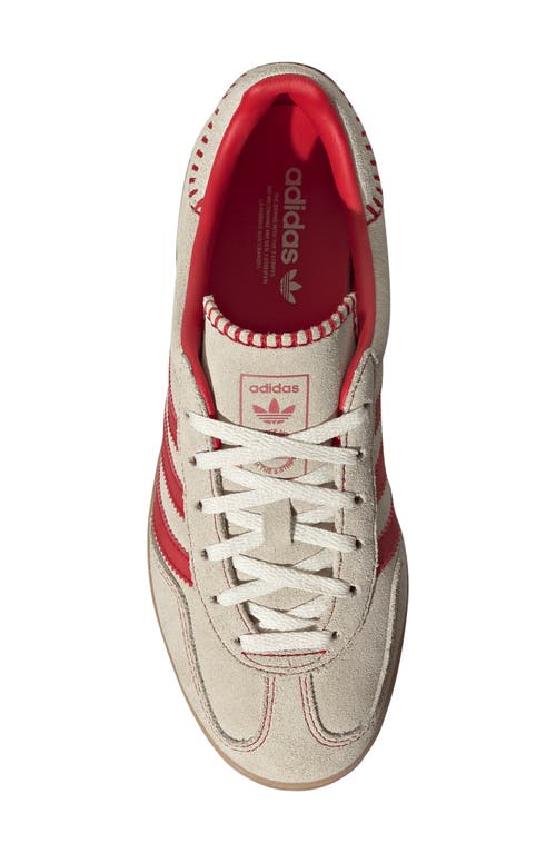 Adidas Originals Gazelle Indoor Leather-trimmed Suede Sneakers In Multi