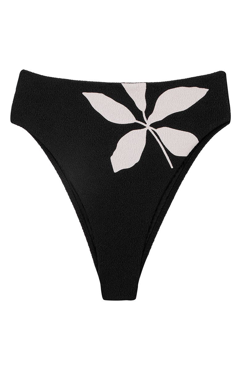 ViX Paula Hermanny Firenze Susan Gigi Hot High Waist Bikini Bottoms, Alternate, color, Black Multi