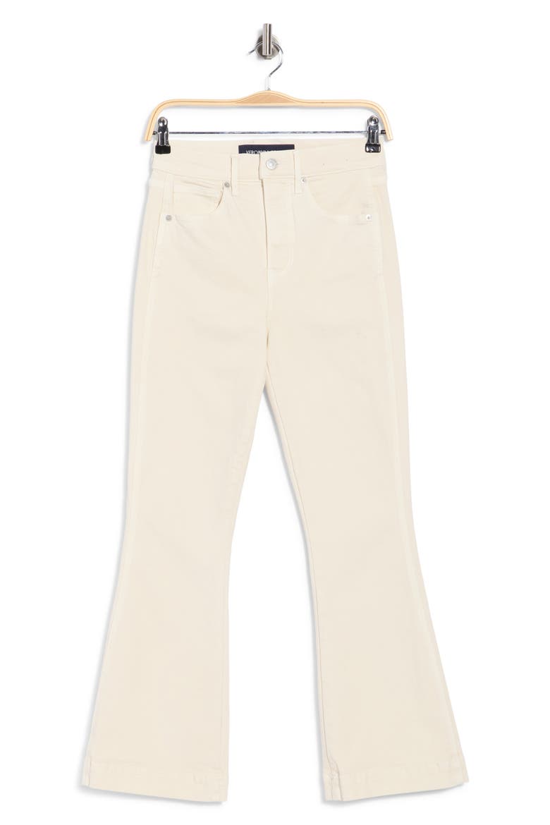 Carson High Waist Ankle Flare Jeans, Main, color, ECRU