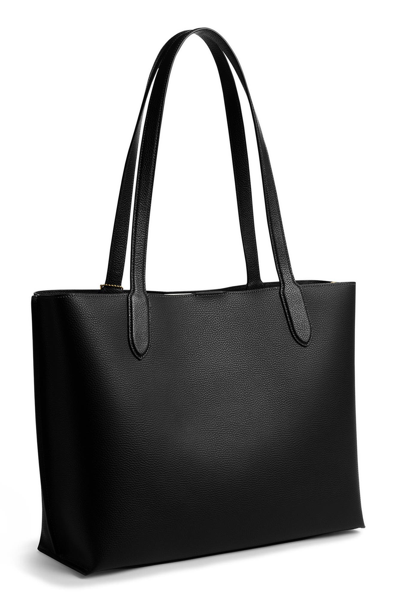 COACH Willow Pebble Leather Tote, Alternate, color, 