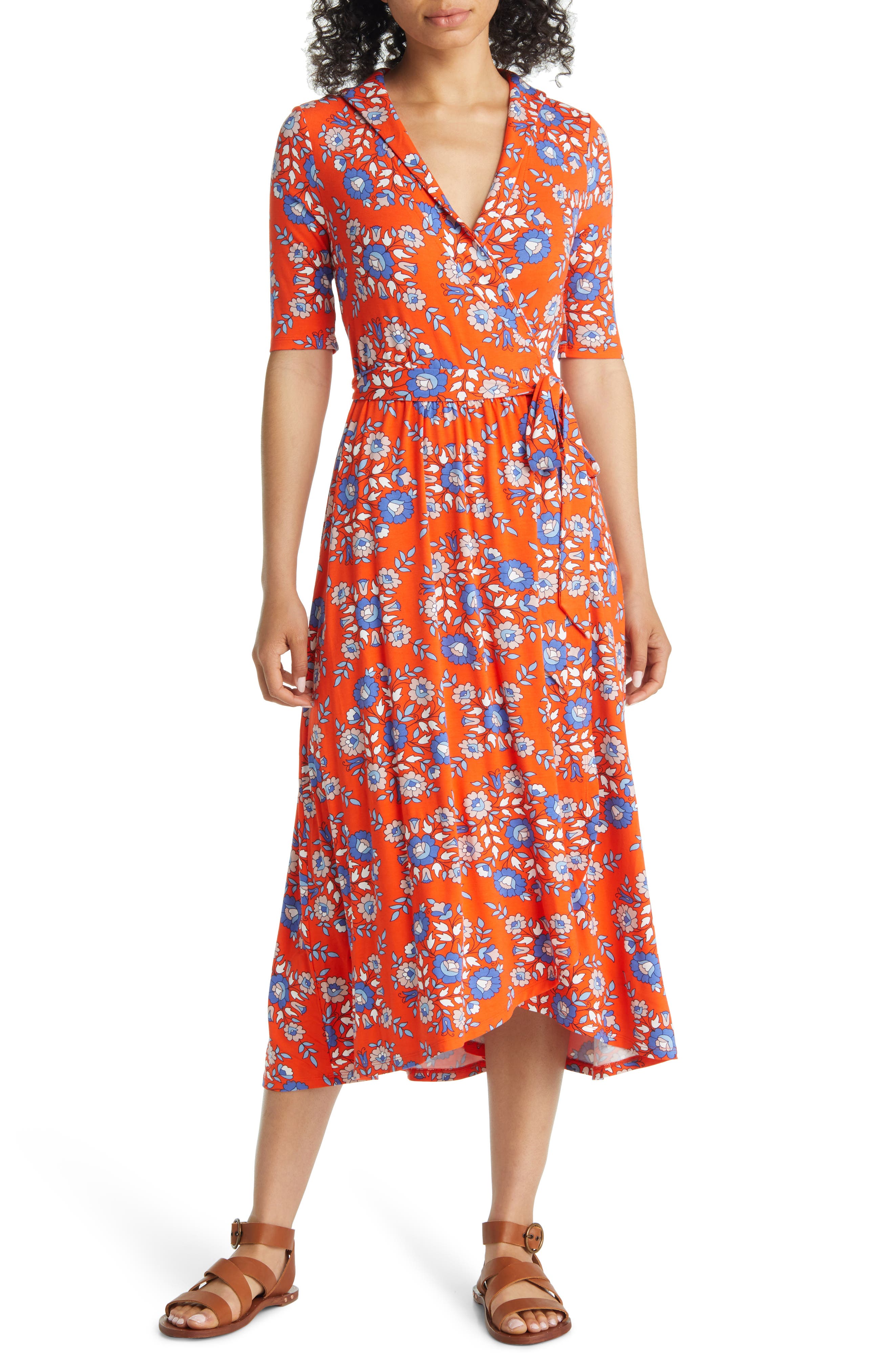 boden jersey wrap dress Lavinia (Women) Ready for compliments