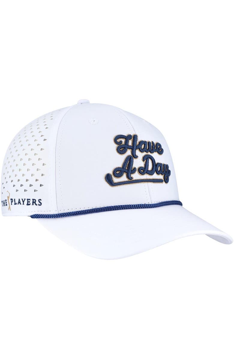 Breezy Golf Men's Breezy Golf  White THE PLAYERS Have A Day Rope Hat, Main, color, 