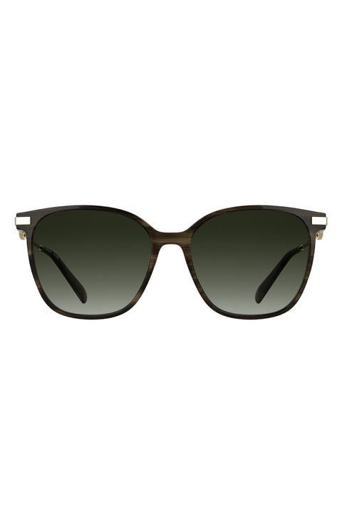 Foulonn 55mm Gradient Modified Rectangular Sunglasses