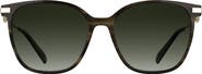 Longchamp Foulonn 55mm Gradient Modified Rectangular Sunglasses