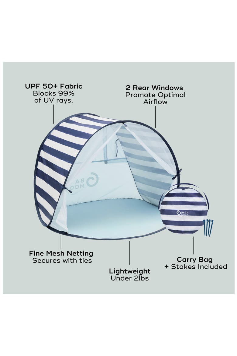 Anti-UV Baby & Toddler Beach Tent, Alternate, color, NAVY-WHITE