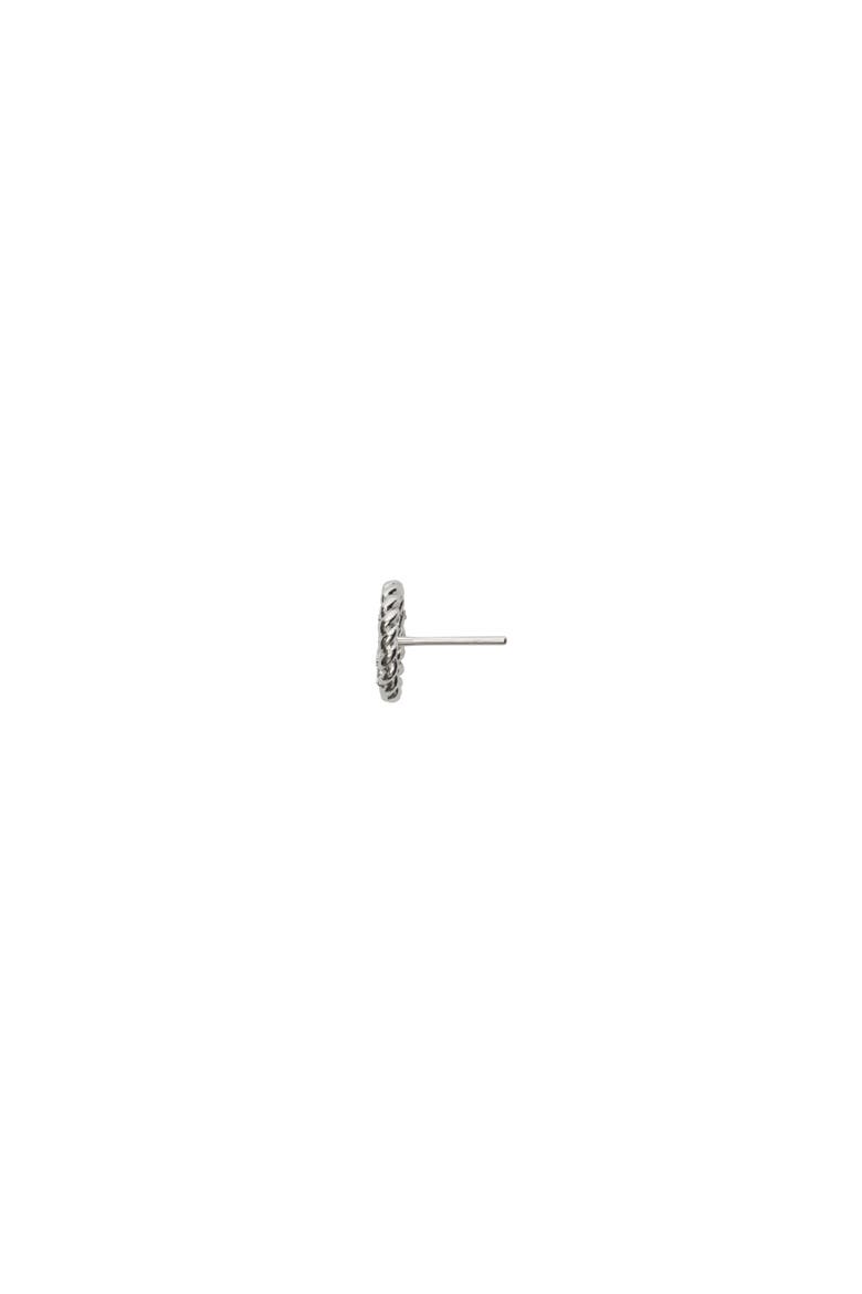 Knight Stud Earrings, Alternate, color, Silver