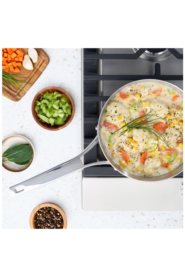 Premier Stainless Steel 2.5-Quart Sauce Pan with Lid, Alternate, color, STAINLESS STEEL