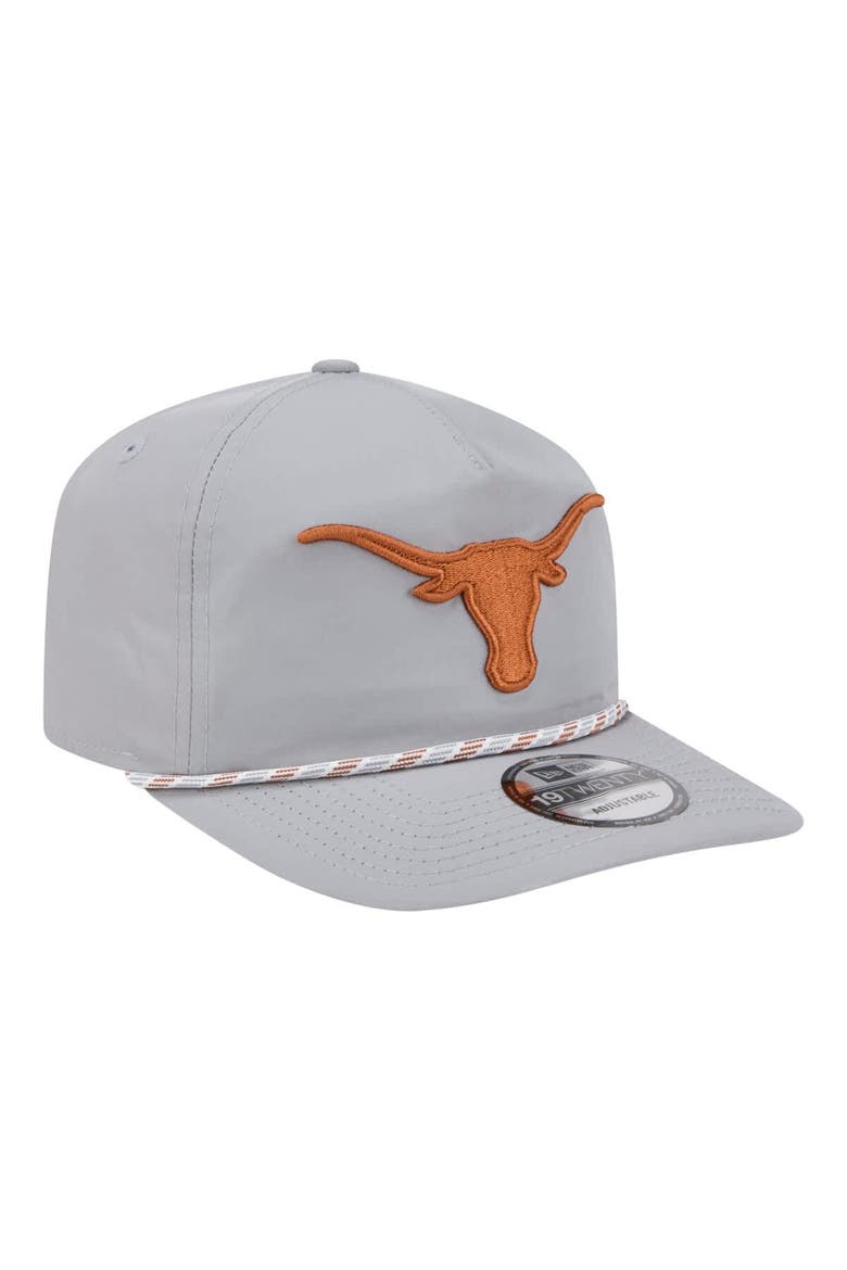 Men's New Era Gray Texas Longhorns 19TWENTY Adjustable Hat, Alternate, color, Gray