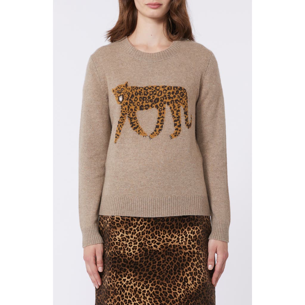 Weekend Max Mara Tunica Jacquard Sweater In Brown