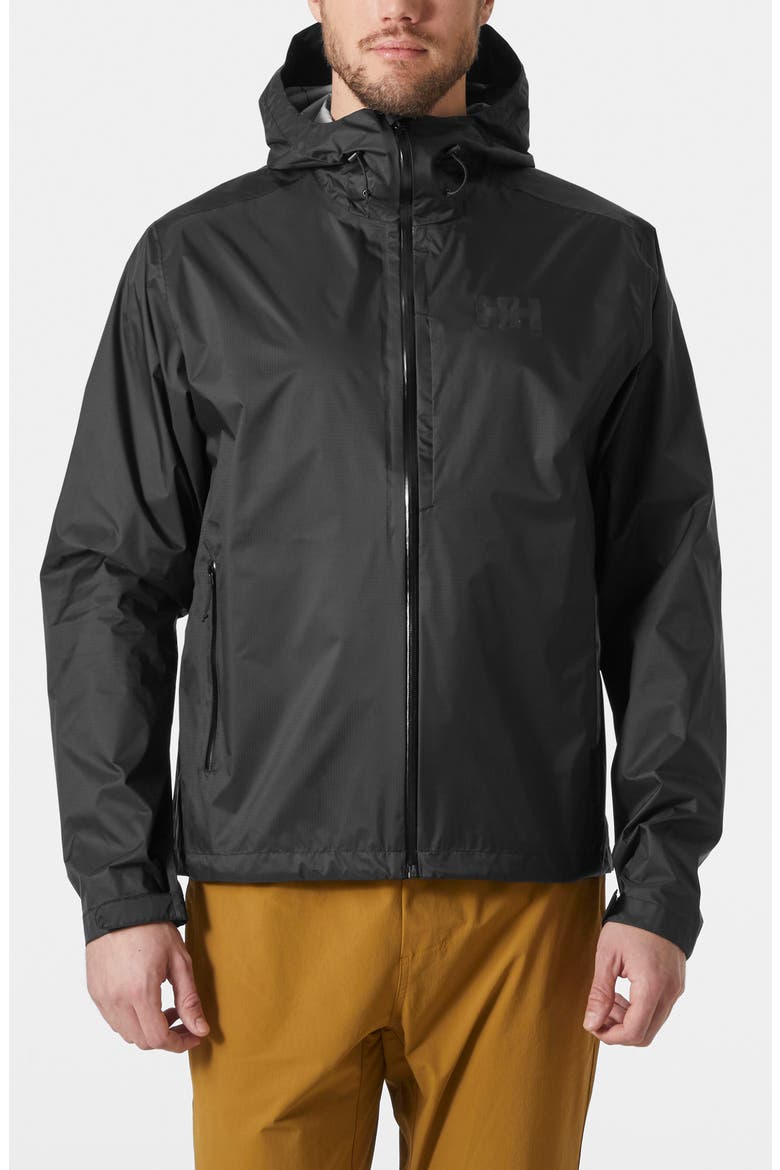Loke Terra Waterproof Hooded Jacket, Main, color, 990 BLACK