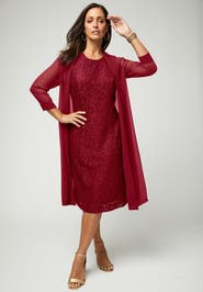 Jessica London 2 Piece Lace Jacket Dress