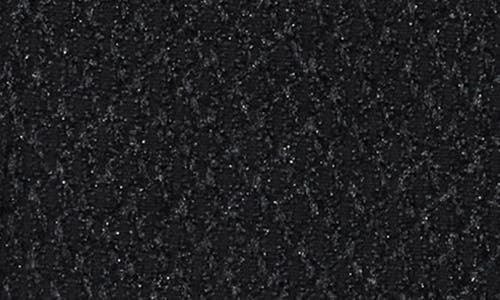 Rag & Bone Payley Faux Leather Trim Tweed Blazer In Black