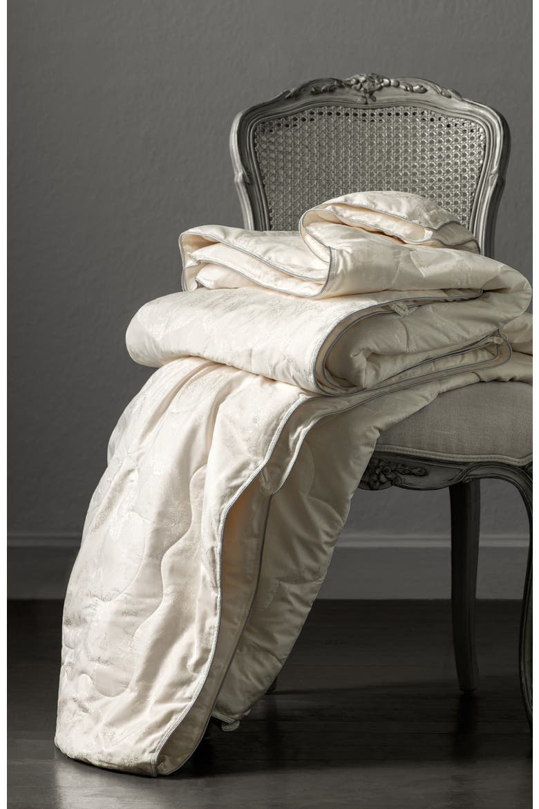 4 seasons cashmere silk comforter, Alternate, color, White