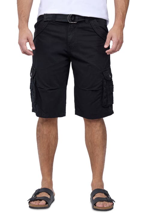Belted Bermuda Cargo Shorts (Regular & Big)