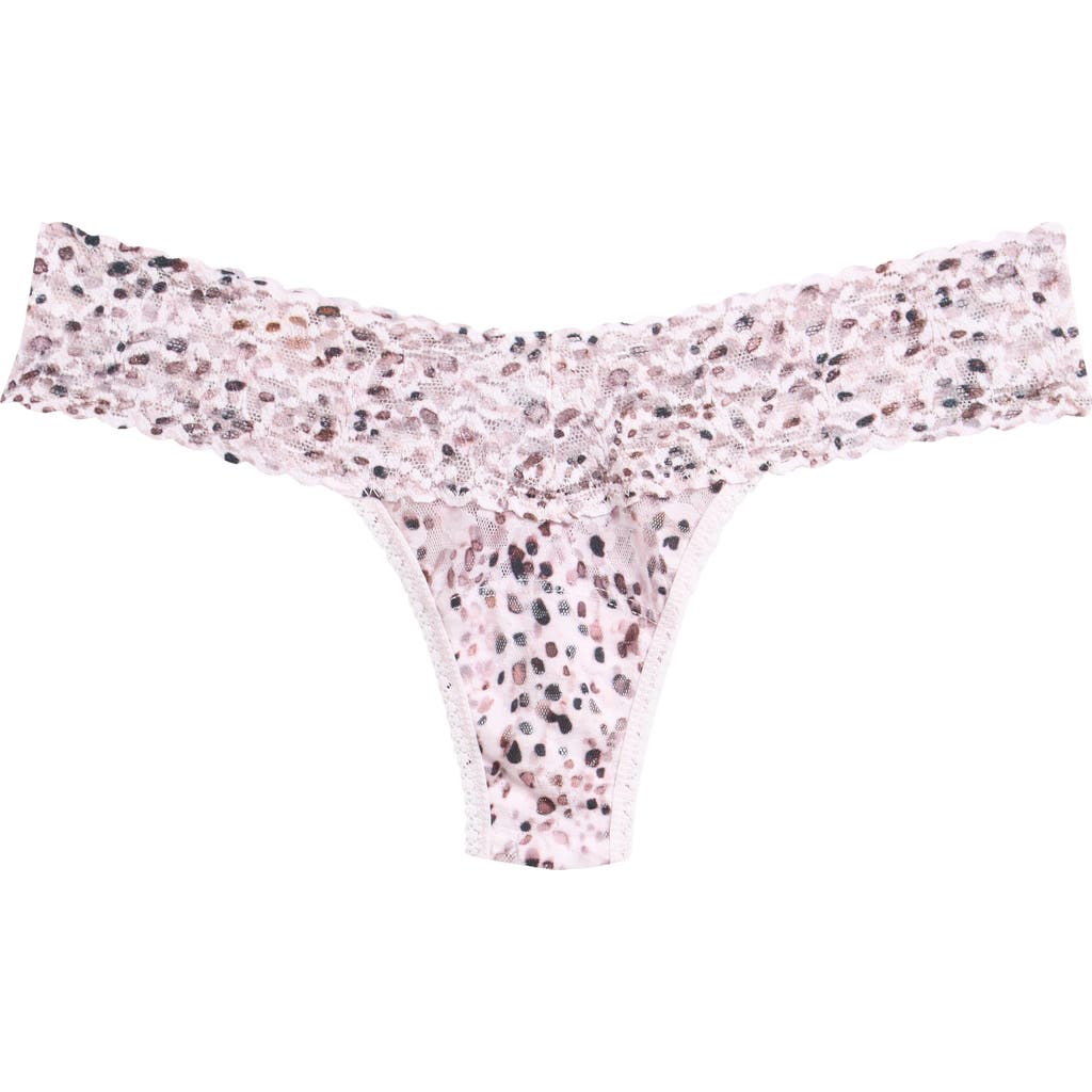 Hanky Panky Print Low Rise Thong In Multi