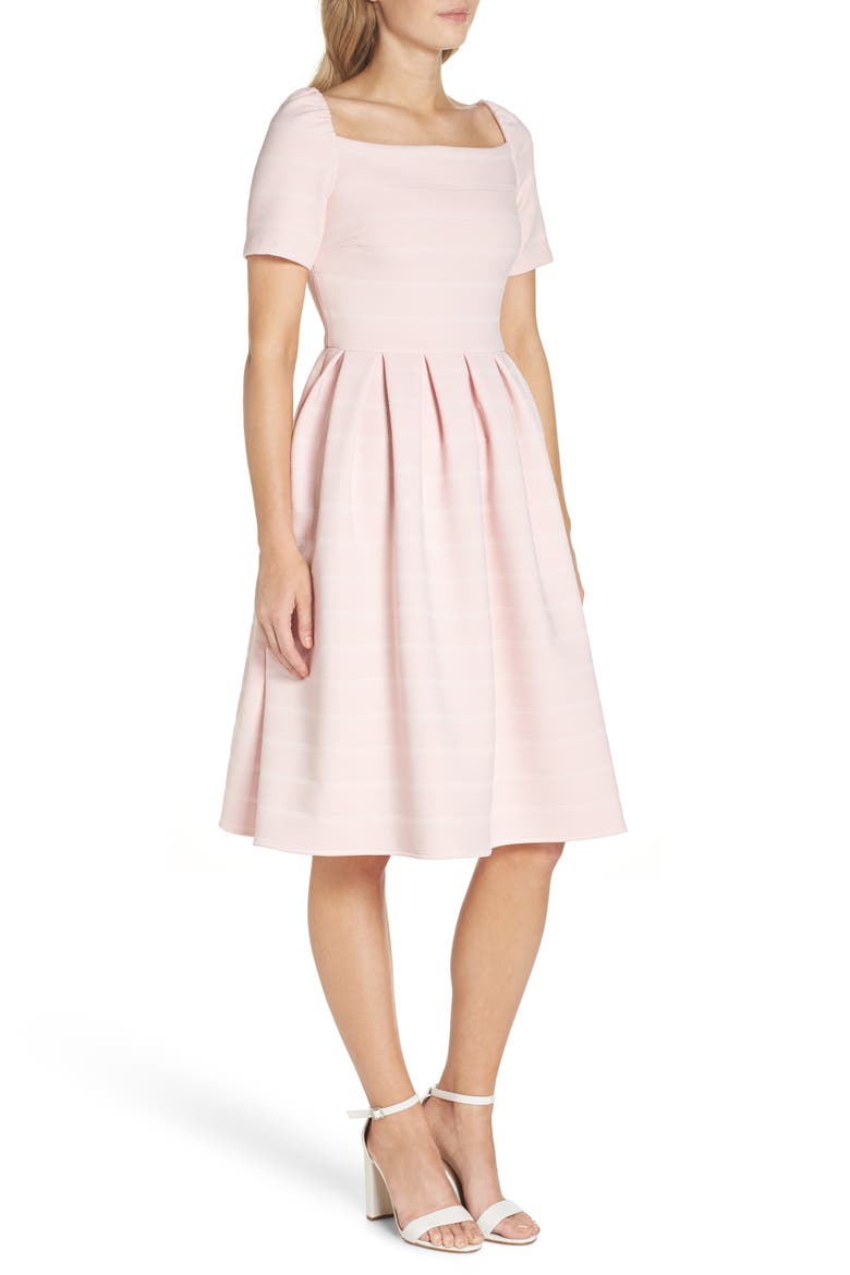 Aria Fit & Flare Dress (Nordstrom Exclusive), Alternate, color, PINK
