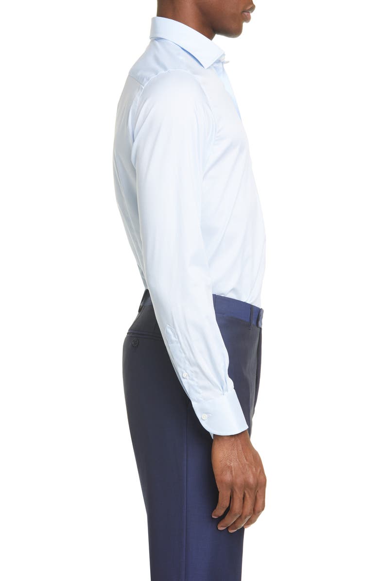 Canali Regular Fit Geometric Dress Shirt, Alternate, color, 