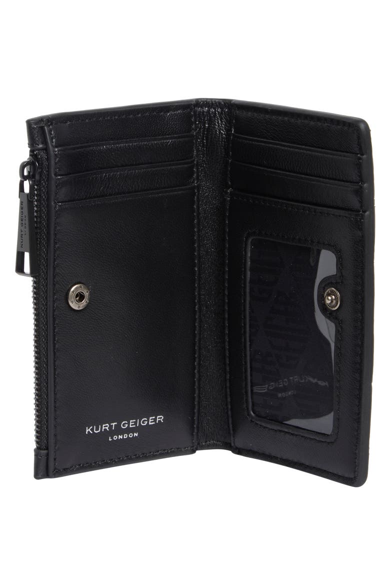 Kensington Quilted Leather Bifold Wallet, Alternate, color, BLACK