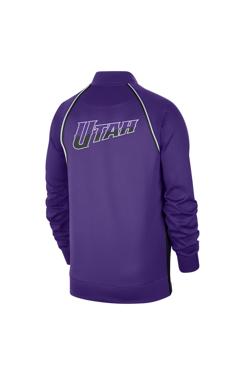 Nike Men's Nike Purple Utah Jazz 2023/24 City Edition Authentic Showtime Performance Raglan Full-Zip Jacket, Alternate, color,