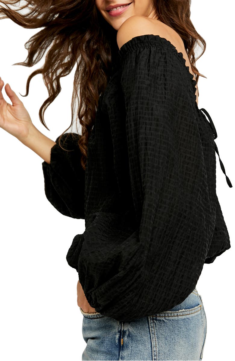 Free People Alicia Off the Shoulder Top, Alternate, color, 