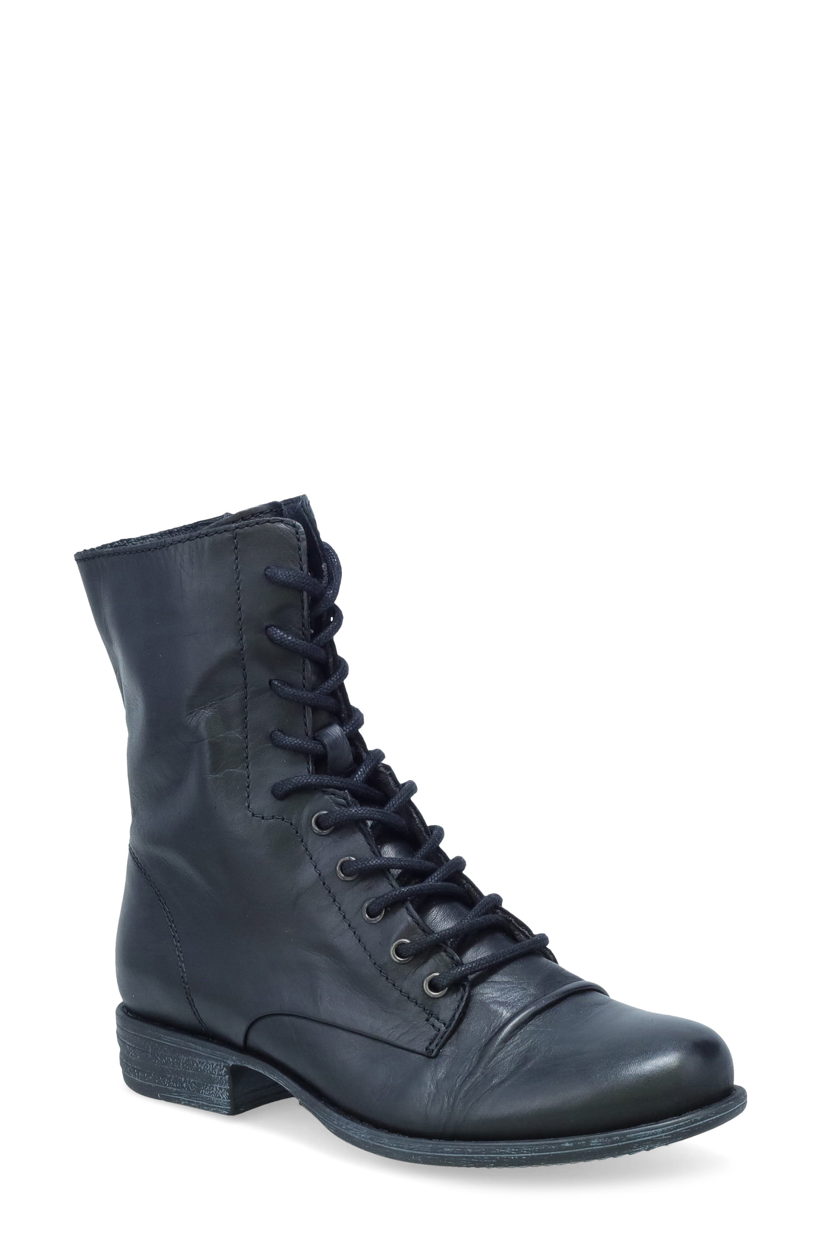 Miz Mooz Lukas Lace-Up Bootie, Main, color, Black