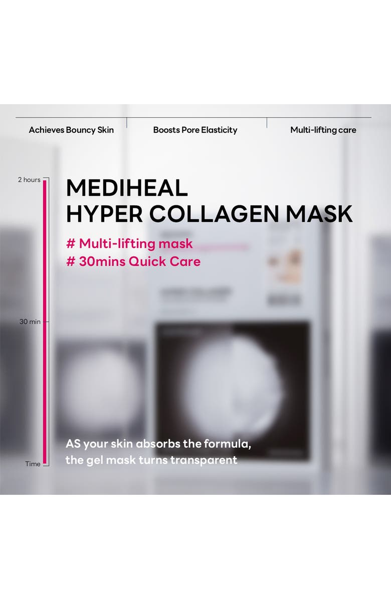 MEDIHEAL Hyper Collagen Mask, Alternate, color, Silver