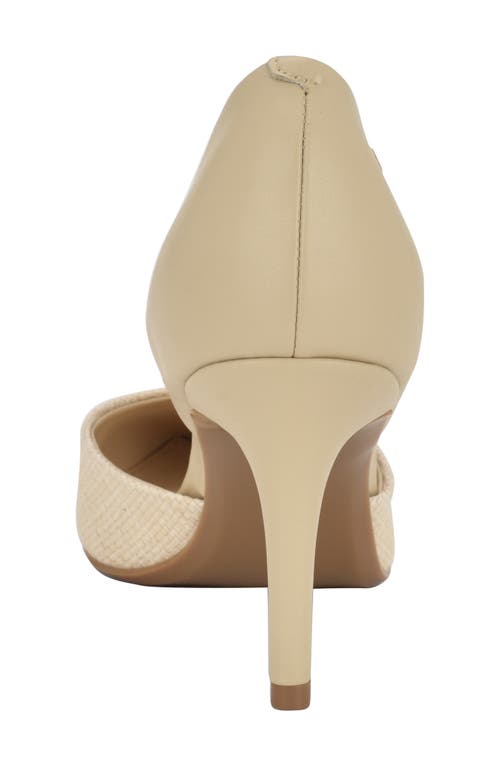 Calvin Klein Gloria D'orsay Pump In Natural Combo