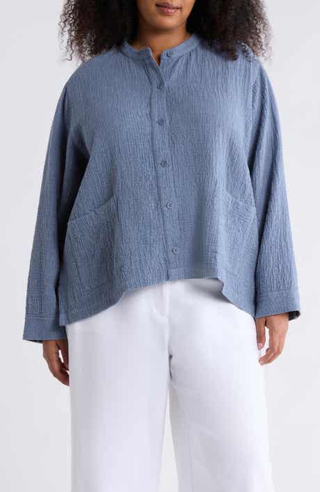 Seersucker Shirt Jacket