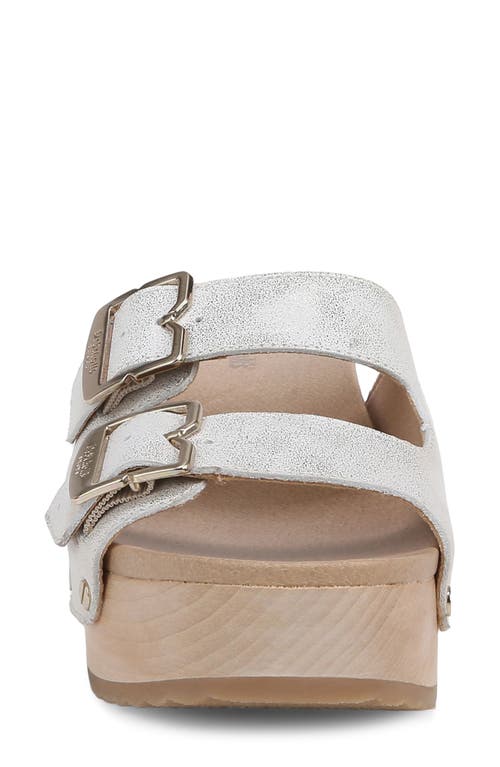 Dr. Scholl's Original Vibe Platform Slide Sandal In Silver