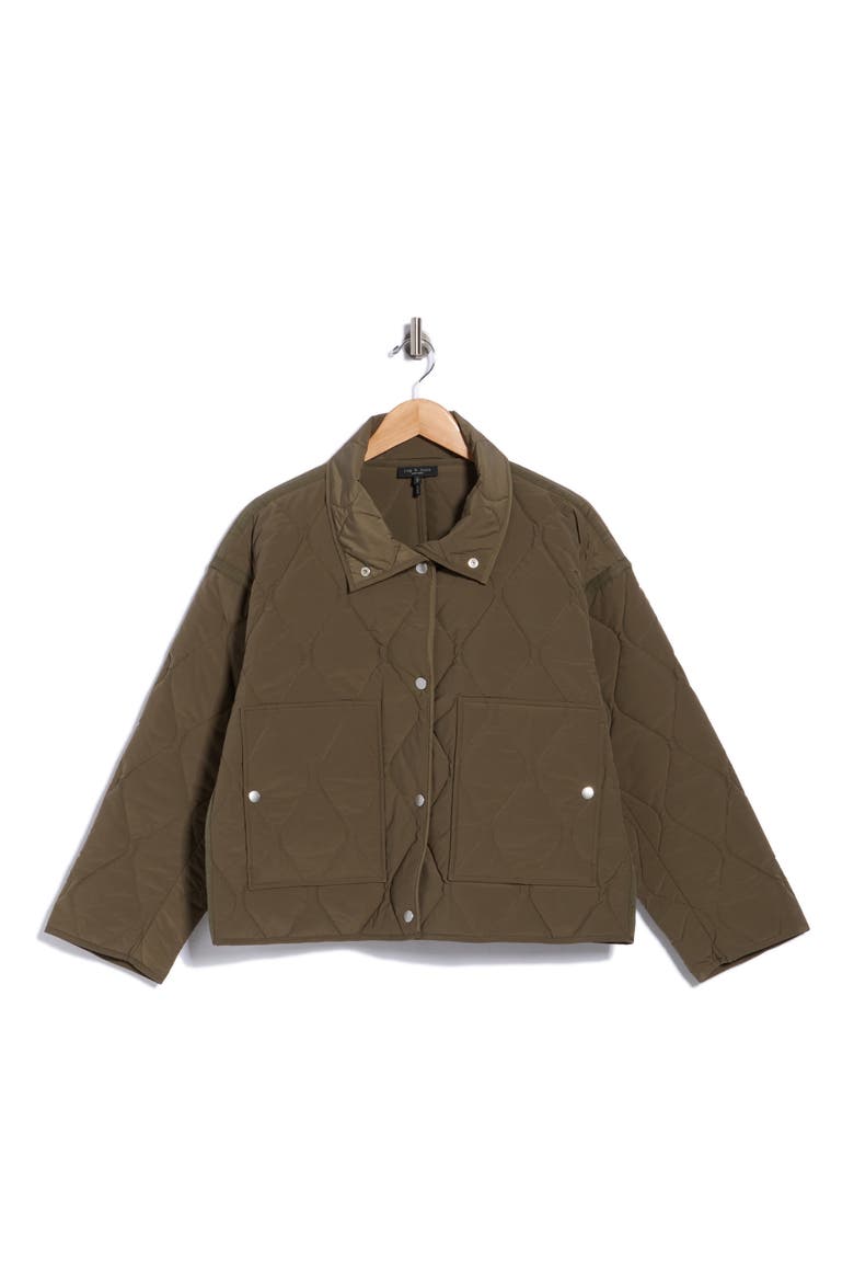 Billie Quilted Jacket, Main, color, ARMYGRN