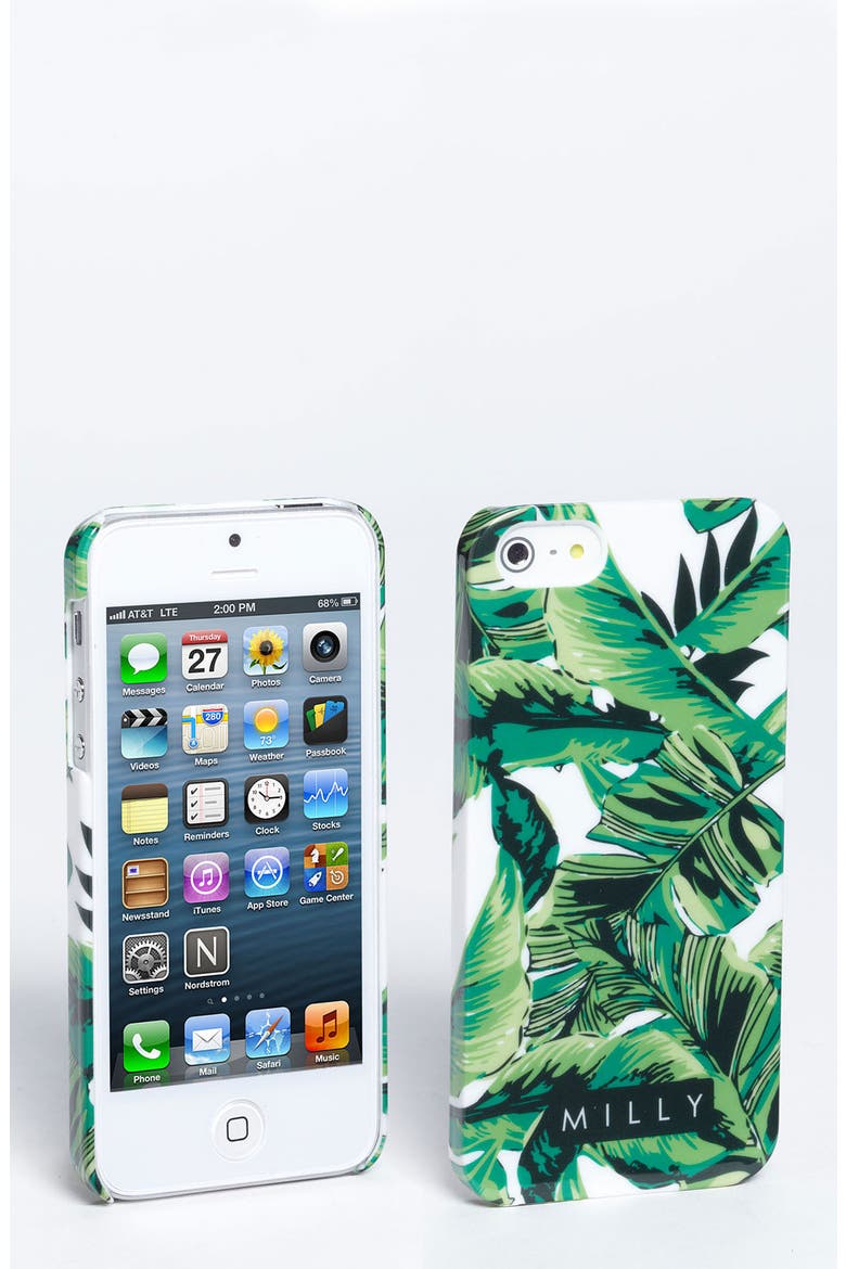 'Banana Leaf' iPhone 5 Case, Main, color, GREEN MULTI