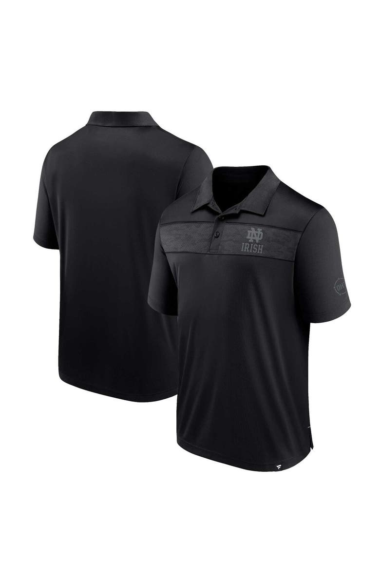 FANATICS Men's Fanatics Branded  Black Notre Dame Fighting Irish OHT Military Appreciation Polo, Main, color, 