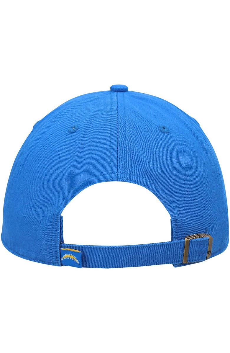 '47 Men's '47 Powder Blue Los Angeles Chargers Clean Up Script Adjustable Hat, Alternate, color,
