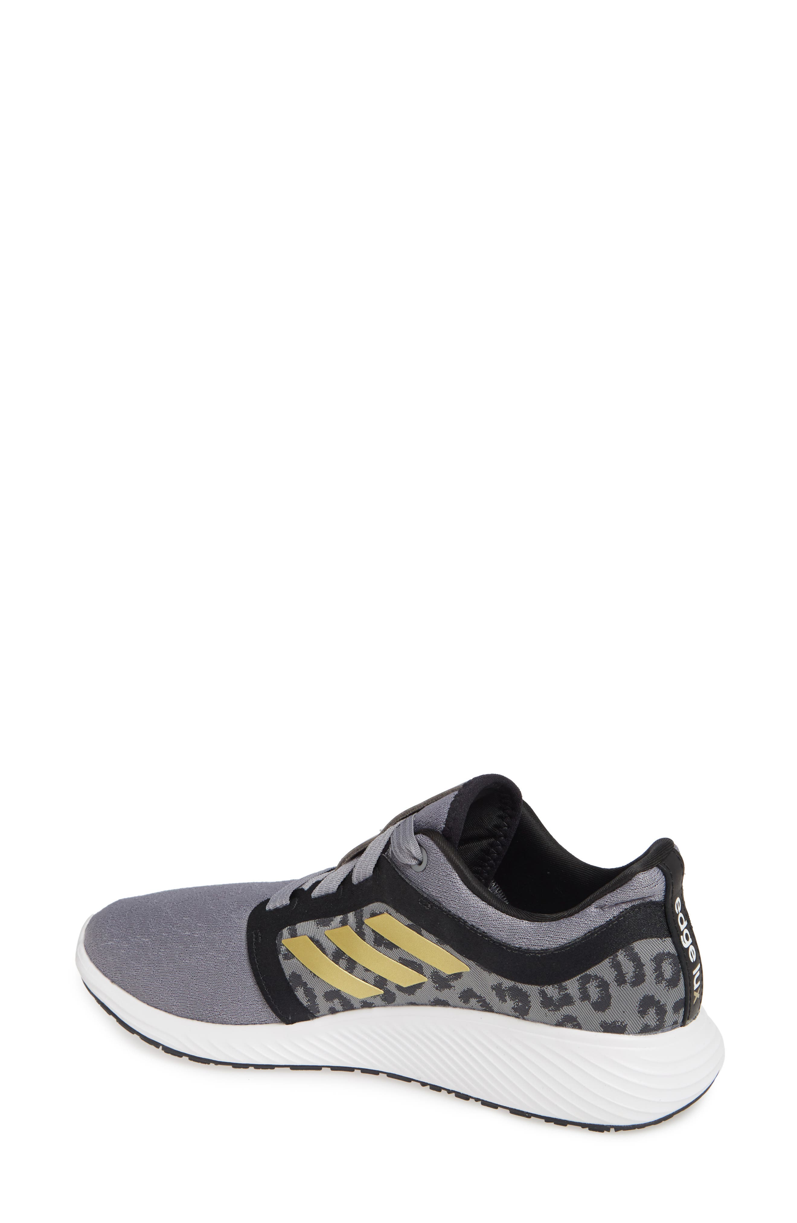 Edge Lux 3 Running Shoe, Alternate, color, GREY/ GOLD METALLIC/ WHITE