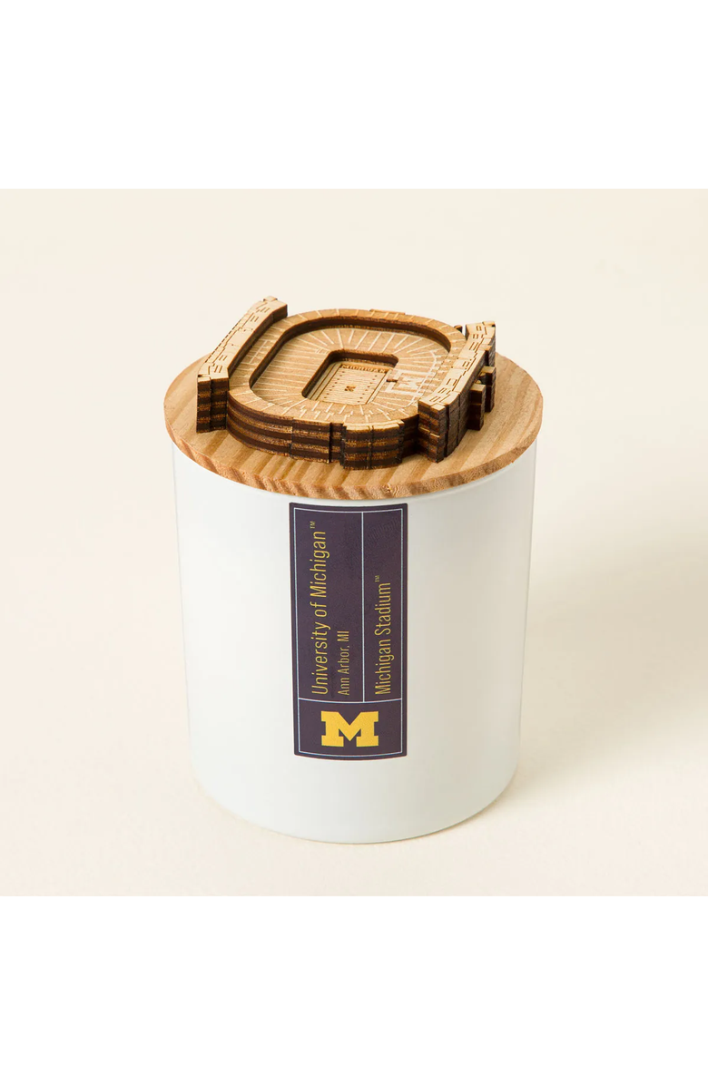 Uncommon Goods College Football Stadium Sculpture Candle, Alternate, color, University Of Michigan