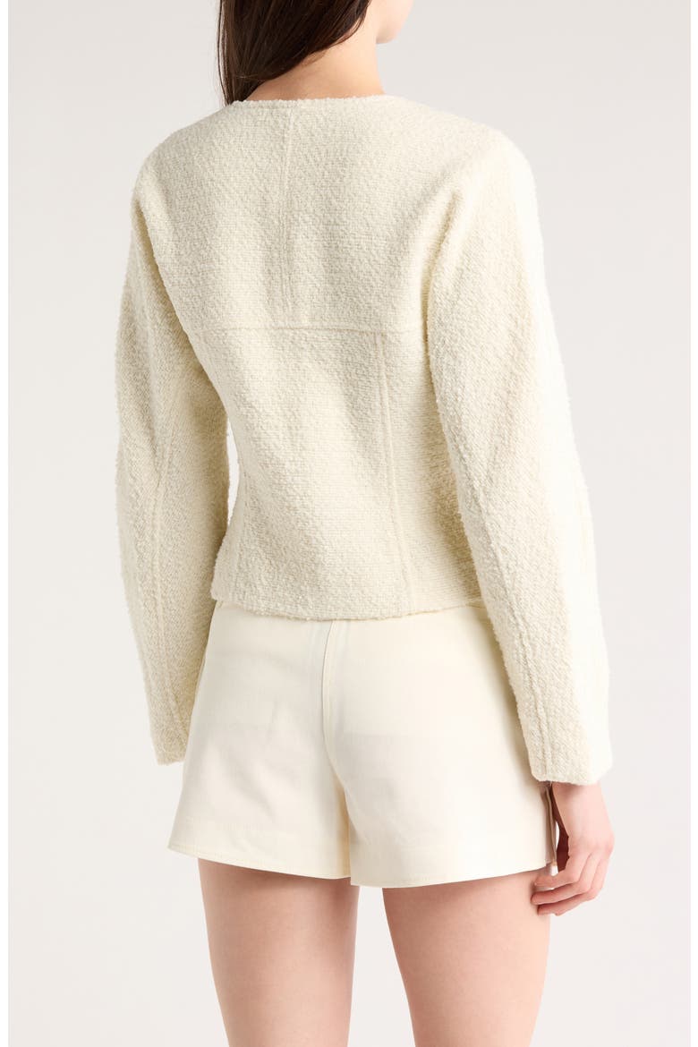 Prewett Zip Front Jacket, Alternate, color, BLANC DE BLANC