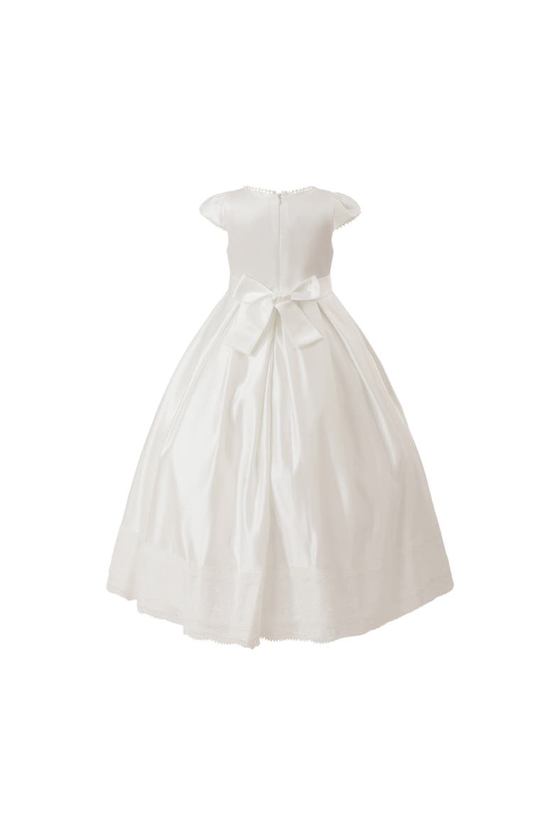 Pearl-Trim Havenelle Dress, Alternate, color, White